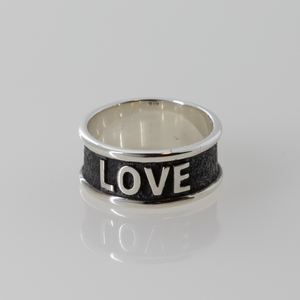 Sterling Silver LOVE Band