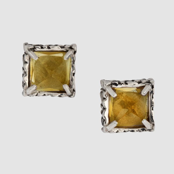 Sterling Silver Granulated Stud