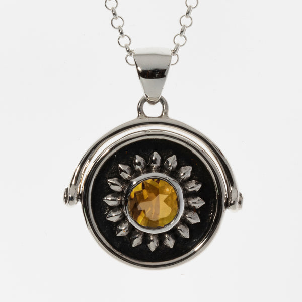Sterling Silver Sun Pendant
