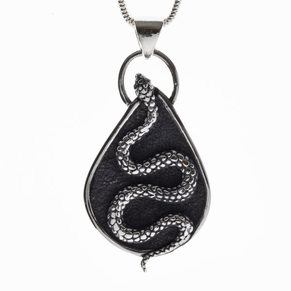 Sterling Silver Snake Pendant