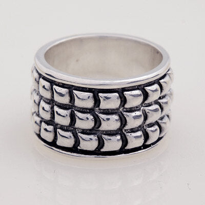 Sterling Silver Scales Band