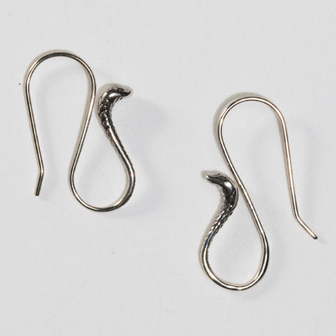 Sterling Silver Cobra Earring (also available with 18k Gold Plate)
