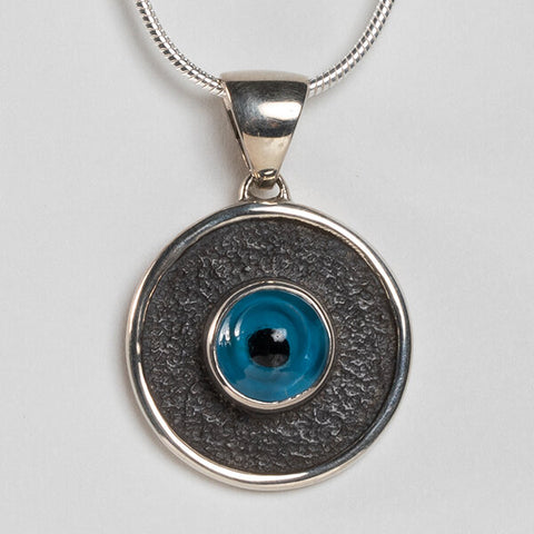 Sterling Sterling Small Protective Eye Necklace