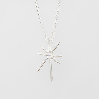Sterling Silver Starburst Necklace