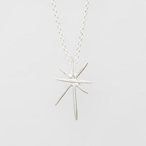Sterling Silver Starburst Necklace