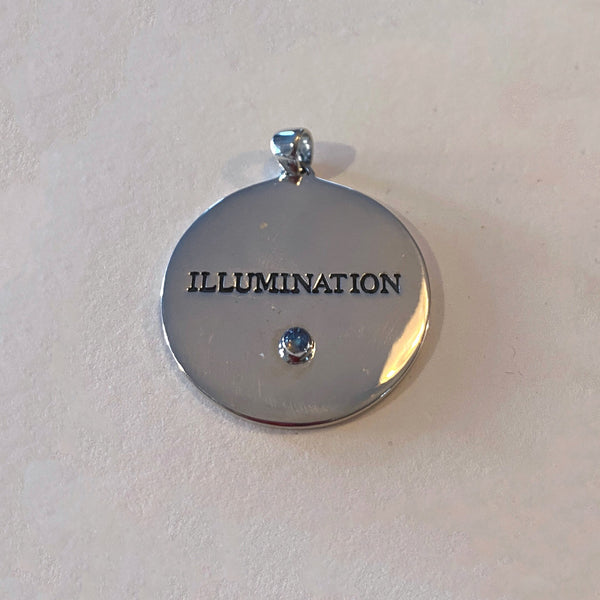 Sterling Silver Illumination Symbol Pendant