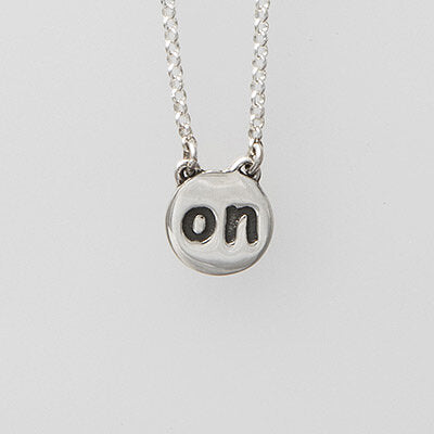 Sterling Silver “On” Necklace