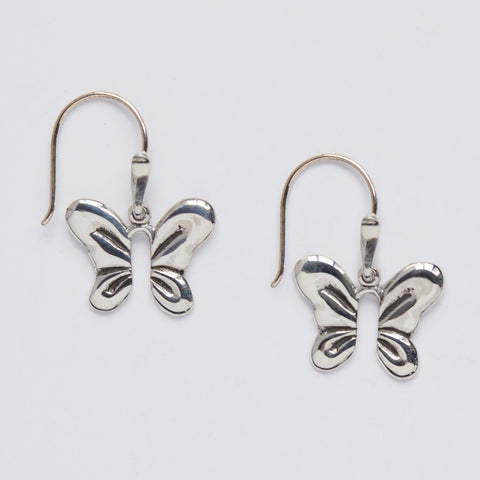 Sterling Silver Tiny Butterfly Earring
