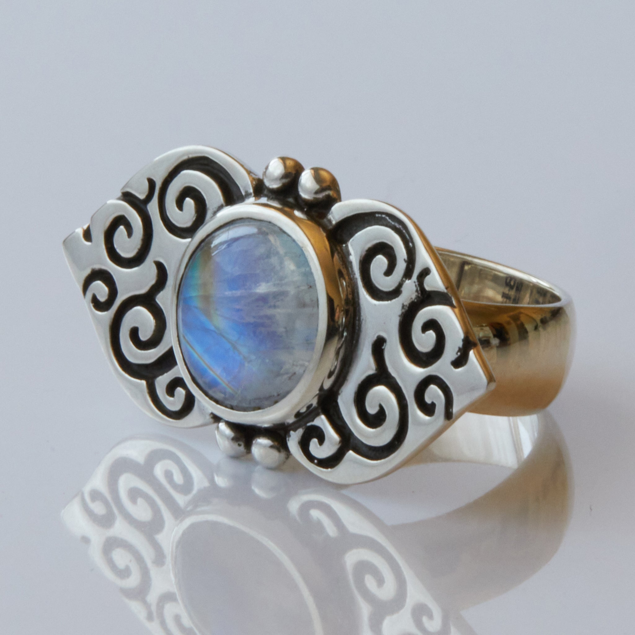 Sterling Silver Scrollwork Ring